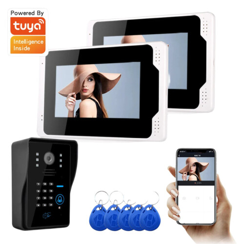 1080p Tuya Slimme Thuis 7-Inch Touchscreen Video Intercom Deurbel