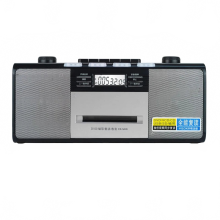 Multi-functionele CD- en cassettespeler met AM/FM-radio, USB/MP3-afspeler, stereogeluid, afstandsbediening en AC/DC-voedingopties