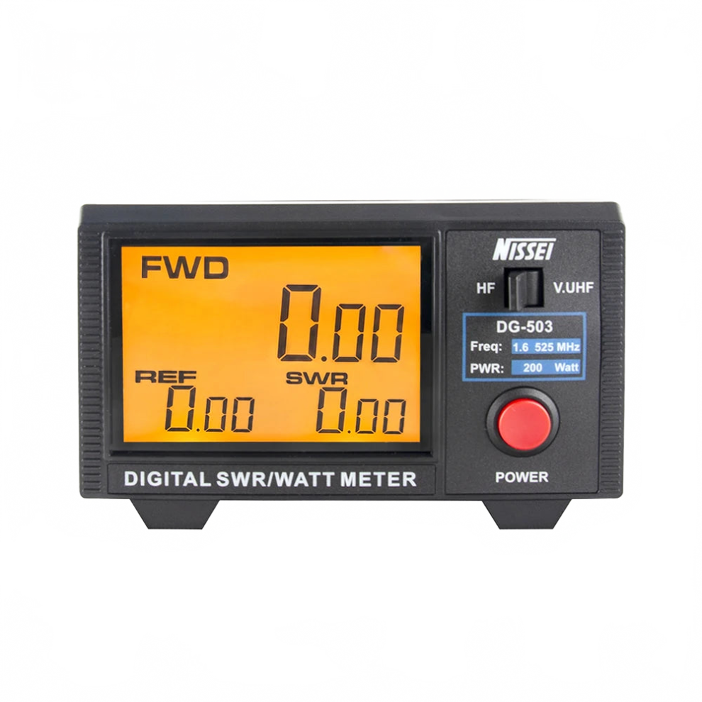 Nissei Dg-503 1.8-525Mhz Shortwave Uv Swr Digital Power Meter For Radios & Walkie Talkies 744110213515