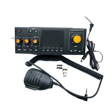 RS 918 Plus HF SDR Transceiver: Compact mCHF QRP Amateur Shortwave Radio with Microphone & 3.4Ah Charger