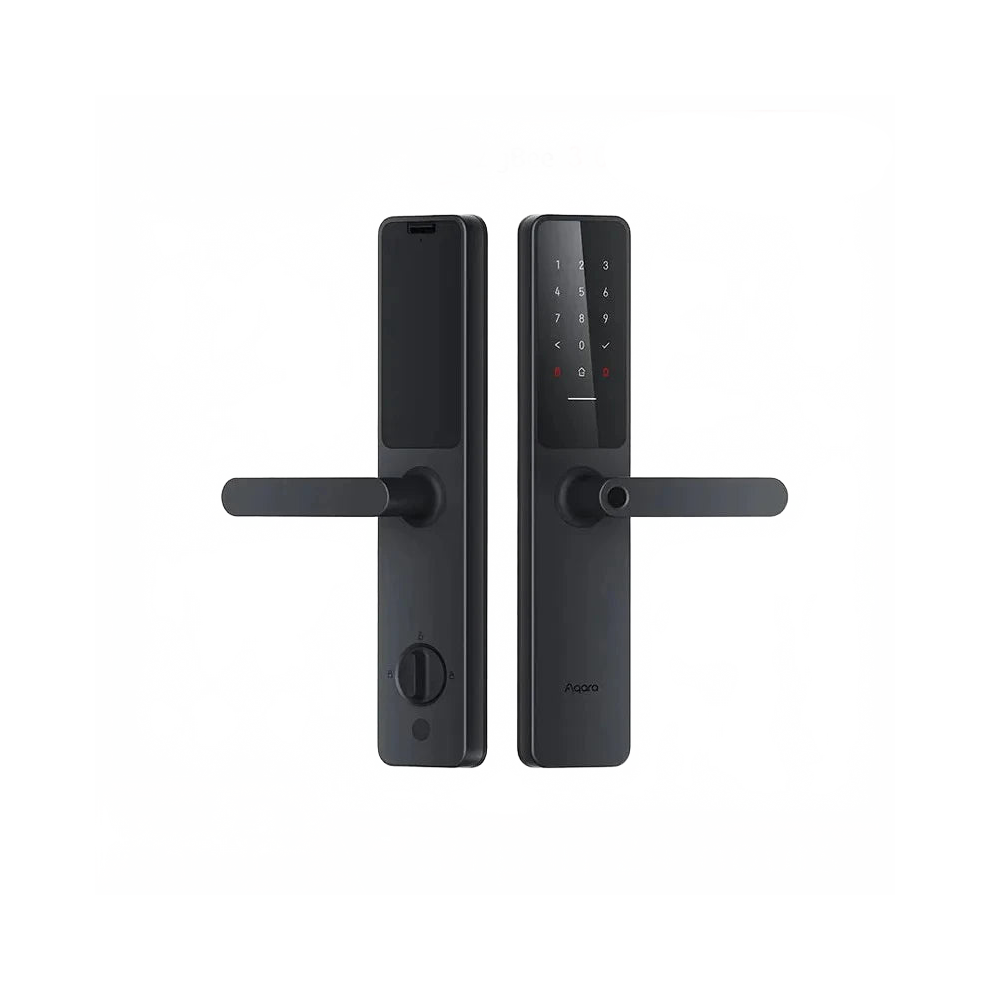 Aqara A100 Pro Zigbee Smart Door Lock With Bluetooth 5.0, Nfc Card, Fingerprint Unlock, And Apple Homekit Compatibility 7445032365315