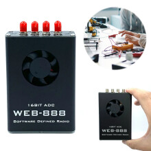 Web 888 16-Bit ADC Software-Defined Radio: 62M Bandwidth, 10 kHz to 60 MHz HF/VHF SDR Receiver with GPS Module for Amateur Radio Enthusiasts