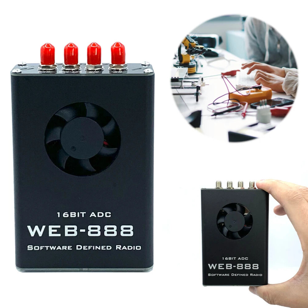 Web 888 16-Bit Adc Software-Defined Radio: 62M Bandwidth, 10 Khz To 60 Mhz Hf/Vhf Sdr Receiver With Gps Module For Amateur Radio Enthusiasts 726084808881
