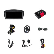 Android 13 4G Car Radio Multimedia Video Player with DSP & GPS for BMW 5 Series E60-E93 - EU Warehouse
