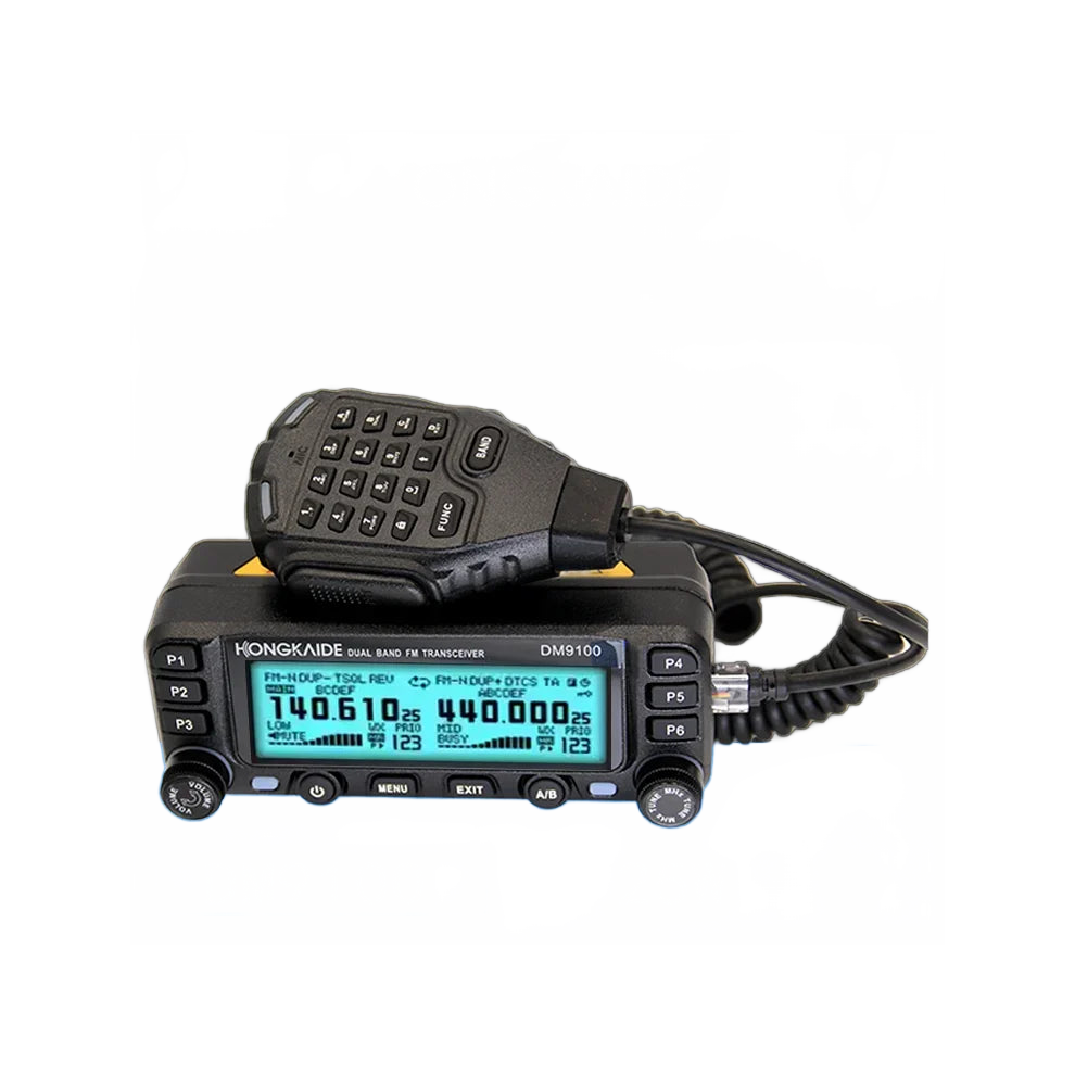 Dm9100 Dual-Band Car Walkie Talkie With Dmr Digital & Analog Signal, 25W, Bluetooth, Gps, And Aprs Function For Self-Driving 7445041676686