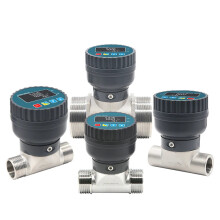 Smart LCD RS485 Stainless Steel Flow Meter with Male/Female Threads for Accurate Water Measurement