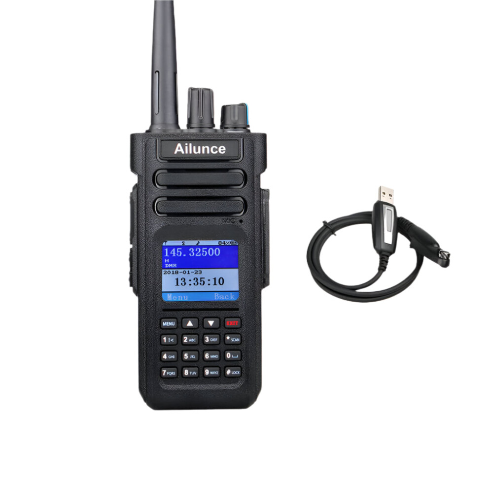 Ailunce Hd1 Long Range Dmr Digital Walkie Talkie With Gps, Vhf/Uhf Dual Band Transceiver For Amateur Radio Enthusiasts 726084229785