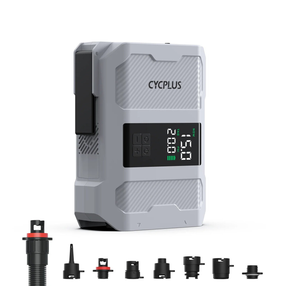 Cyplus Volcano Electric Smart Air Pump - 5200Mah Rechargeable Battery For Inflatable Tents, Sups, Boats, Kayaks, And Mattresses 7445046972967