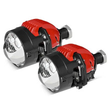 2.5-Inch Bi-LED Laser Projector Lens with Multi-Socket Compatibility and Advanced 6-1-1 Chip Design for Car Headlight Retrofit