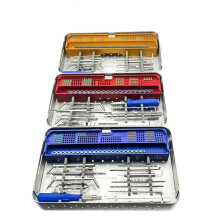 Veterinary Orthopedic Titanium Locking System for Animal Surgery - Complete Set with Cortical Screws for Dogs