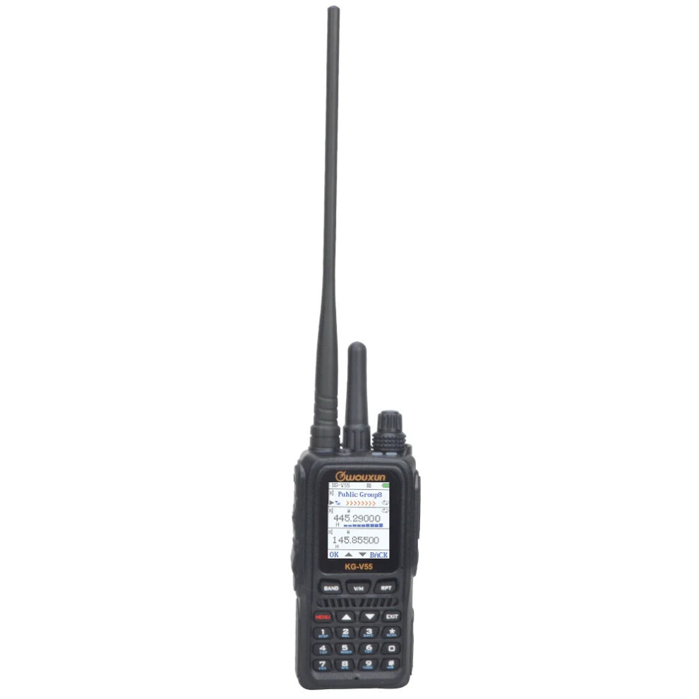 Wouxun Kg-V55: Dual Band Vhf/Uhf Walkie Talkie With 4G/3G/2G Wcdma Integration & Fm Scrambler 744110883909