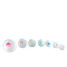 Chakra Harmony: 7-Piece Frosted Quartz Crystal Singing Bowl Set - 6-12 Inch, CDEFGAB Notes