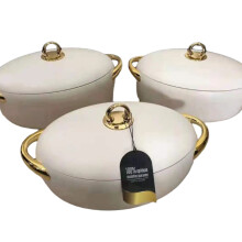 Family-Sized Insulated Lunch Box Set - Durable Plastic Food Warmers with Large Capacity (2L, 2.5L, 3L) - Perfect for Parties (3-Piece Set)
