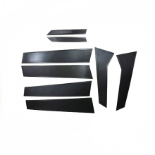 Porsche Macan Carbon Fiber A & B Pillar Cover Set - 8pcs Stick-On Styling Kit
