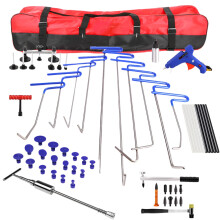 Comprehensive Paintless Dent Repair Tool Set: Crowbar, Hammer, Hooks & More for Car Dent Removal