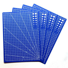 120-Piece A4 Grid Lines Self-Healing Cutting Mat Set for Crafting, Fabric, Leather, and Paper Projects