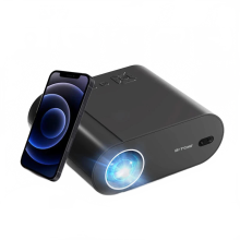 Ditong 4K Android Projektor mit Dual Wi‑Fi 6, Bluetooth, Auto - Keystone & Fokus für Heimkino & Outdoor - Filme - HD Native 1080p