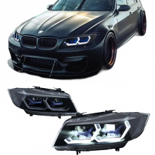BMW 3er E90 Scheinwerfer (2005 - 2012) - LED - Projektor - Scheinwerfer mit Tagfahrlicht Autozubehör