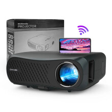 4K Android Wi‑Fi Projektor - 1080p HD Native, Langdistanz für Heimkino & Schlafzimmer