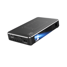 SmartIdea HD Mini Smart DLP - Projektor mit Android 9. 0, Wi‑Fi, Bluetooth, 4K, integriertem Akku, Touch - Tasten, AirPlay, Miracast & DLNA