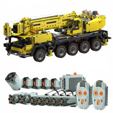 Ultimate Mobile Crane MK II Building Set - High-Tech Power Motors & Functions, DIY Bricks for Kids