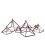 Clear Quartz Crystal Singing Pyramid Set - 3 Piece 9-Inch Collection 1