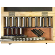 22-Piece HSS Metric Keyway Broach Set for Precision CNC Machine Cutting