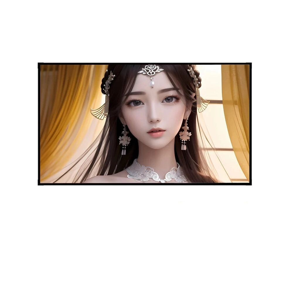 Ultra-Narrow Bezel Diamond Alr Projector Screen With Ambient Rejection - 4K/8K/3D Ready (2024 Model) Black/Light 7445023789786