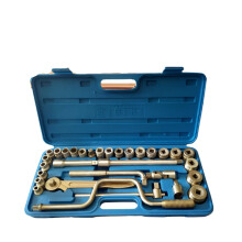 32-Piece Explosion-Proof 1/2 Inch Sleeve Set - Durable Tool Combination for Safe and Efficient Work