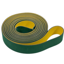 14-Piece High-Speed Nylon Conveyor Belt Set - 2800x30x1.5mm, Yellow-Green