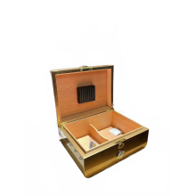 Premium ceder humidor met hygrometer en verzegelde doos - complete sigaar- en tabakspijpaccessoireset