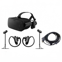 Rift C1 VR Glasses Set: High-Resolution Virtual Reality Headset with Helmet, Locator, Handle, and Cable Accessories