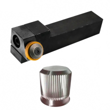 Precision Knurling Wheel Set: 20mm & 25mm Single Straight Tools for CNC Lathe