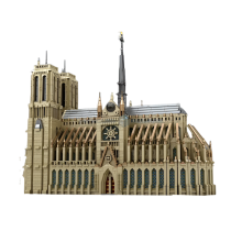 Notre Dame Cathedral Building Blocks Set - 66016 MOC Model Toy for Boys - Perfect Christmas Gift