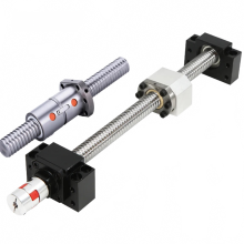 Precision CNC Ballscrew Set - 32mm DFU3205 Ball Screw with End Machining, RM3205/3210 Ball Nut, BK25/BF25 End Support, and 17x14mm Coupler