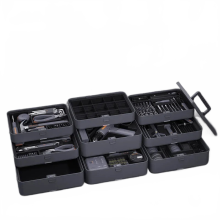 JimiHome Stackable Tool Kit X Tray Set: Versatile Portable Home Repair Toolbox for Power & Hand Tools