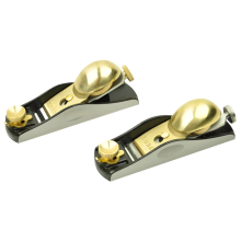 Qiangsheng Luban Block Plane Set: Low Angle 12 & Standard Angle 20 (Set of 2)