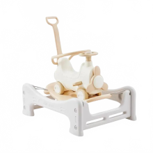 5-in-1 HDPE Rocking Horse & Trampoline Set for Toddlers (1-3 Years) with Detachable Balance Board
