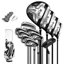 Premium 12-Piece Men's Golf Club Set with Bag, Putter, and Iron Set - Model MTG040