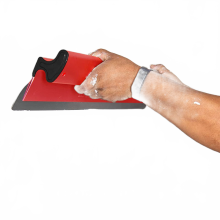 Phendo European Stainless Steel Drywall Skimming Blade Set with 32 & 78 Extension Handle - 30cm, 50cm, 80cm Blades