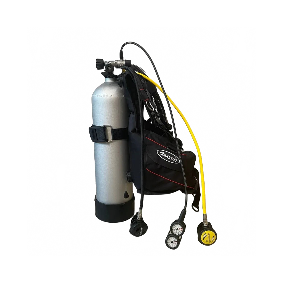 5-Piece Scuba Diving Set: Bcd Buoyancy Jacket & 11L Aluminum High-Pressure Tank 313091322334