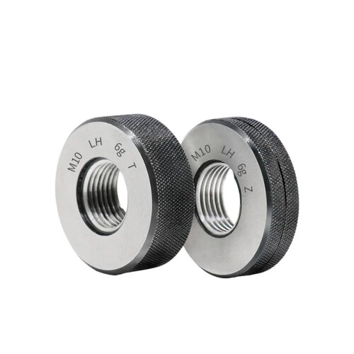 Precision Left-Hand TR Thread Ring Gauge Set - Non-Standard 7E Measurement Tool (TR10x2, TR12x2)