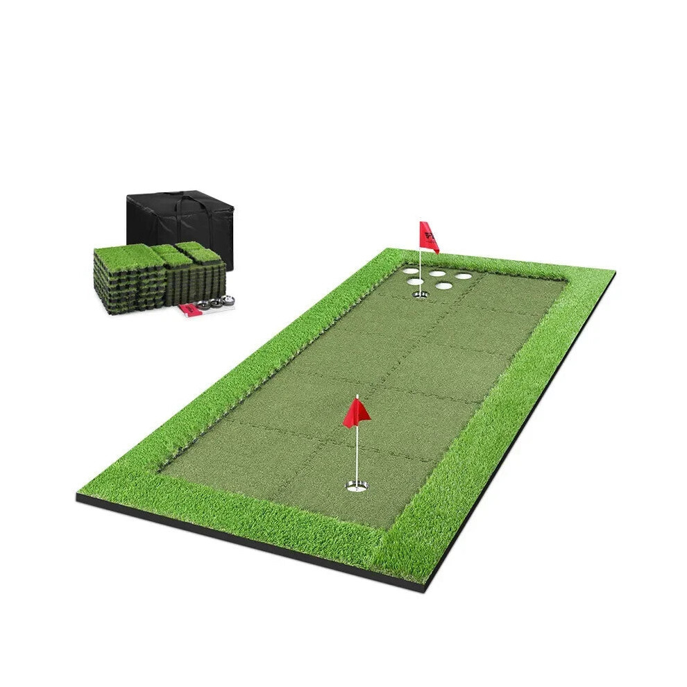 Compact Indoor Golf Putter Set: Portable For Office Practice Green 711181066210