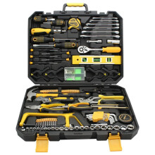 168-Piece Socket Wrench Auto Repair Tool Set with Durable Plastic Toolbox Storage