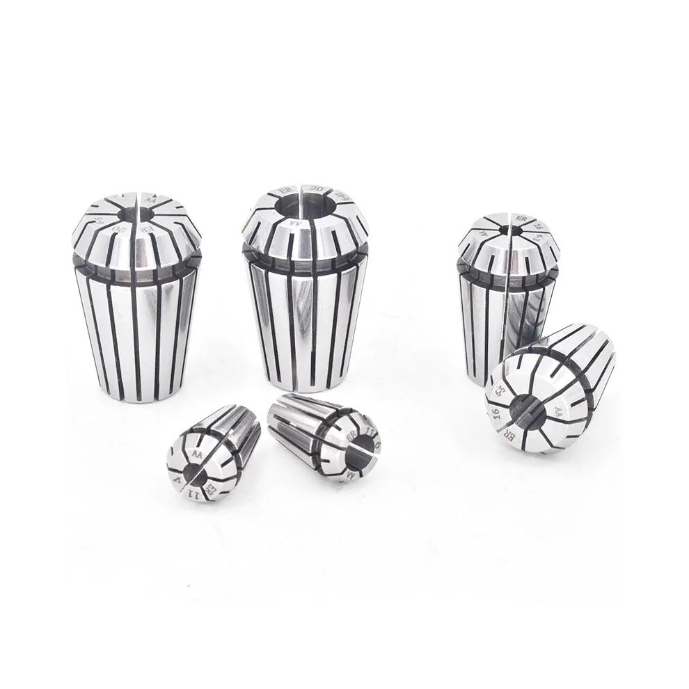 High Precision Er11-Er40 Collet Set For Lathe Machines - Tool Holder Clamping With 0.008Mm To 0.015Mm Accuracy 7445050755709
