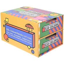 Professional 520pcs Brutfuner Artist Sketch & Coloring Soft Colored Pencils Set