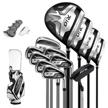 PGM RIO III Men's Right-Handed Golf Club Set - 12-Piece Professional Set with Bag for Beginners