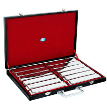 Swan Professional 24-Hole Polyphonic Harmonica Set with 7 Keys (A, B, C, D, E, F, G) in Gift Box