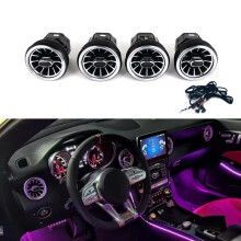 Mercedes Benz SLK R172 LED Front Dashboard AC Vent Turbo Trim Set
