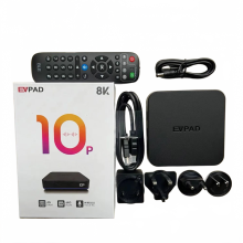 EVPAD 10P 2024 Super JP Korea USA TV Box - Populaire Verkoper in Azië, SG, MY, CA, UK, AUS | Laatste Mediaspeler Upgrade van EVPAD 6P